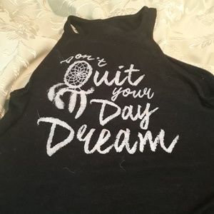 Black and white tank top